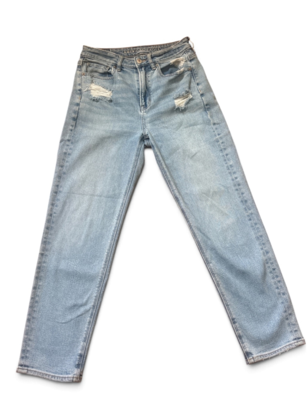 American Eagle Straight Leg Jeans Size 2 Light Blue